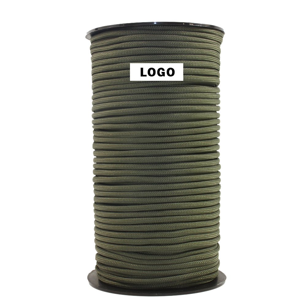 Cheap Goat Tents 100M 7 Strand 550 Paracord Rope 4mm Outdoor Camping Survival Equipment Parachute Cord Umbrella Tent Lanyard Hiking Accessories Paracord 